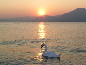 Garda Lake sunset