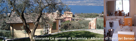 Restaurant Le Gemme di Artemisia in Albisano di Torri del Benaco - Cooking classes for food and Wine lovers - Lake Garda Veneto