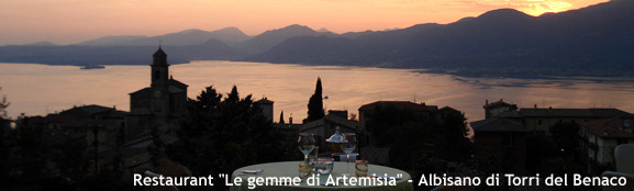 Restaurant Le Gemme di Artemisia in Albisano di Torri del Benaco - Cooking classes for food and Wine lovers - Lake Garda Veneto